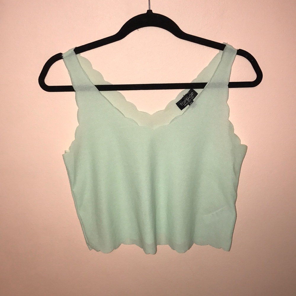 Teal Topshop Tank Top